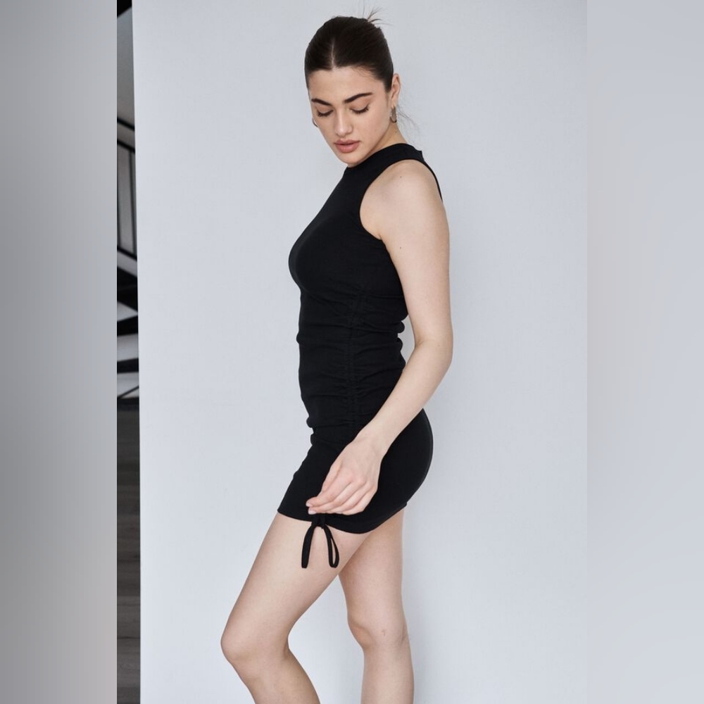 Ruched tank dress